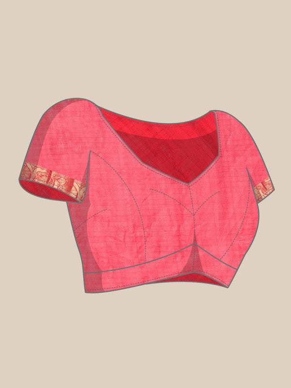 Off White Munga Silk Digital Print Animal Print Saree with Unstitched Blouse - Hiral Fashion - Distacart