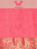 Thumbnail for Off White Munga Silk Digital Print Animal Print Saree with Unstitched Blouse - Hiral Fashion - Distacart