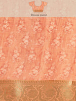 Thumbnail for Turquoise Munga Silk Digital Print Animal Print Saree with Unstitched Blouse - Hiral Fashion - Distacart