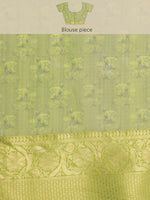 Thumbnail for Navy Blue Munga Silk Digital Print Animal Print Saree with Unstitched Blouse - Hiral Fashion - Distacart