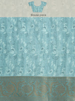 Thumbnail for Green Munga Silk Digital Print Animal Print Saree with Unstitched Blouse - Hiral Fashion - Distacart