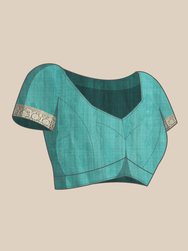 Gray Munga Silk Digital Print Animal Print Saree with Unstitched Blouse - Hiral Fashion - Distacart