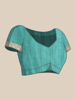 Thumbnail for Gray Munga Silk Digital Print Animal Print Saree with Unstitched Blouse - Hiral Fashion - Distacart