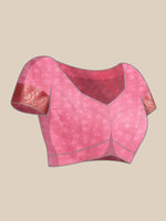 Thumbnail for Red Munga Silk Digital Print Animal Print Saree with Unstitched Blouse - Hiral Fashion - Distacart