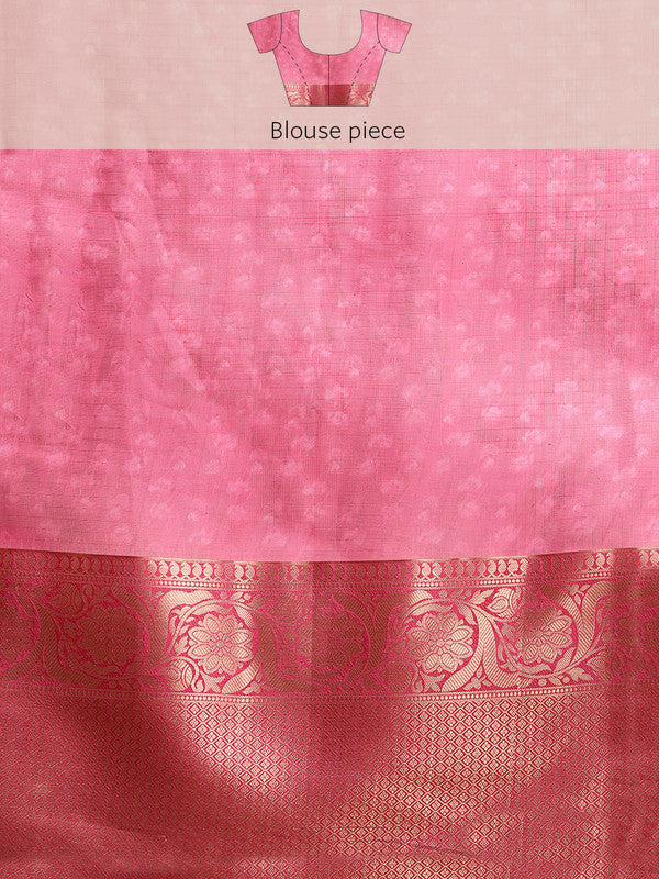 Red Munga Silk Digital Print Animal Print Saree with Unstitched Blouse - Hiral Fashion - Distacart