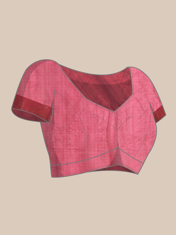 Multicolor Munga Silk Digital Print Floral Saree with Unstitched Blouse - Hiral Fashion - Distacart