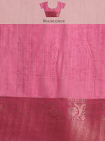 Thumbnail for Multicolor Munga Silk Digital Print Floral Saree with Unstitched Blouse - Hiral Fashion - Distacart