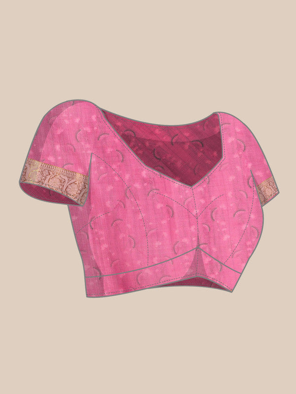 Turquoise Munga Silk Digital Print Animal Print Saree with Unstitched Blouse - Hiral Fashion - Distacart