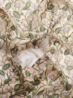 Thumbnail for Beige Munga Silk Digital Print Animal Print Saree with Unstitched Blouse - Hiral Fashion - Distacart