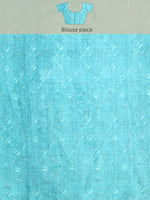 Thumbnail for Peach Munga Silk Digital Print Floral Saree with Unstitched Blouse - Hiral Fashion - Distacart