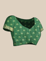 Thumbnail for Multicolor Munga Silk Digital Print Floral Saree with Unstitched Blouse - Hiral Fashion - Distacart