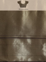 Thumbnail for Multicolor Kanchipuram Silk Digital Print Floral Saree with Unstitched Blouse - Hiral Fashion - Distacart