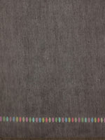 Thumbnail for Gray Cotton Blend Digital Print Floral Saree with Unstitched Blouse - Hiral Fashion - Distacart