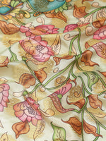 Thumbnail for Multicolor Art Silk Digital Print Floral Saree with Unstitched Blouse - Hiral Fashion - Distacart