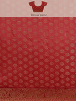 Thumbnail for Yellow Art Silk Printed Abstract Saree with Unstitched Blouse - Hiral Fashion - Distacart