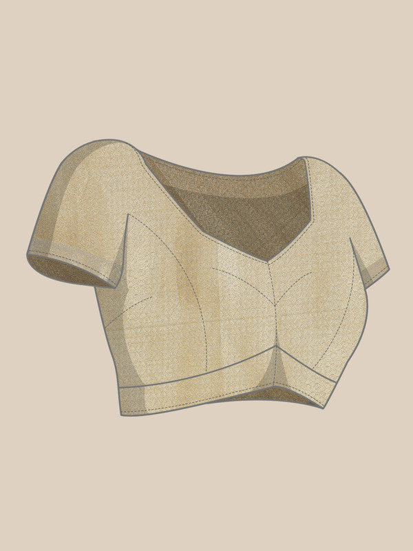 Gray Tissue Silk Digital Print Floral Saree with Unstitched Blouse - Hiral Fashion - Distacart