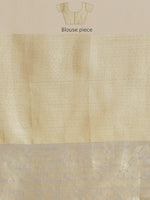 Thumbnail for Gray Tissue Silk Digital Print Floral Saree with Unstitched Blouse - Hiral Fashion - Distacart