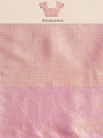 Thumbnail for Lavender Tissue Silk Digital Print Floral Saree with Unstitched Blouse - Hiral Fashion - Distacart