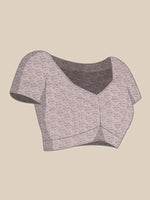 Thumbnail for Blue Cotton Blend Digital Print Animal Print Saree with Unstitched Blouse - Hiral Fashion - Distacart