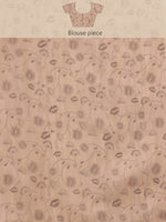 Thumbnail for Green Cotton Blend Digital Print Animal Print Saree with Unstitched Blouse - Hiral Fashion - Distacart