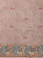 Thumbnail for Lavender Cotton Blend Digital Print Animal Print Saree with Unstitched Blouse - Hiral Fashion - Distacart