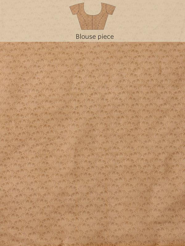 Lavender Cotton Blend Digital Print Animal Print Saree with Unstitched Blouse - Hiral Fashion - Distacart