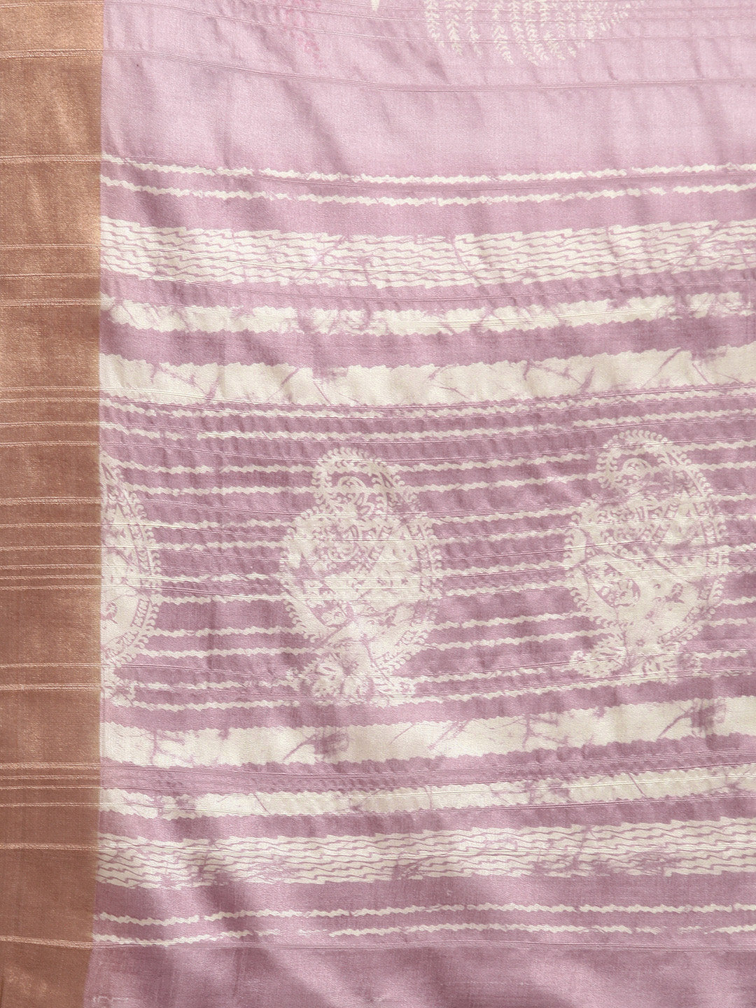 Purple Silk Blend Digital Print Floral Saree with Unstitched Blouse - Hiral Fashion - Distacart