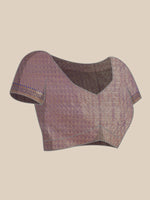 Thumbnail for Red Brocade Woven Zari Design Paisely Saree with Unstitched Blouse - Hiral Fashion - Distacart