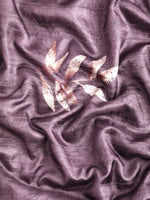 Thumbnail for Lavender Silk Blend Digital Print Floral Saree with Unstitched Blouse - Hiral Fashion - Distacart