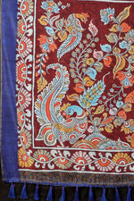 Thumbnail for Blue Cotton Blend Printed Bandhani Saree with Unstitched Blouse - Hiral Fashion - Distacart