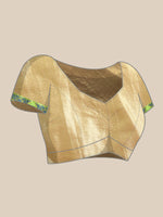 Thumbnail for Pink Silk Blend Woven Zari Design Geomatric Saree with Unstitched Blouse - Hiral Fashion - Distacart