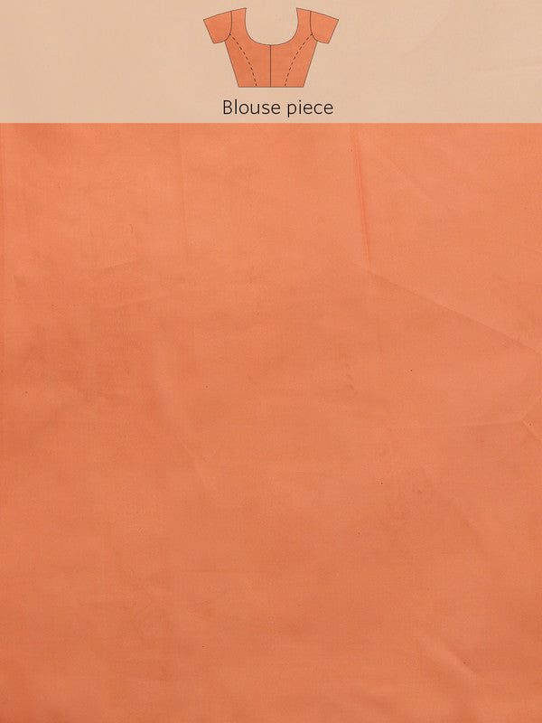 Brown Polyester Digital Print Abstract Saree with Unstitched Blouse - Hiral Fashion - Distacart