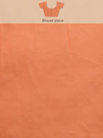 Thumbnail for Brown Polyester Digital Print Abstract Saree with Unstitched Blouse - Hiral Fashion - Distacart