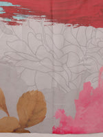 Thumbnail for Multicolor Polyester Digital Print Abstract Saree with Unstitched Blouse - Hiral Fashion - Distacart