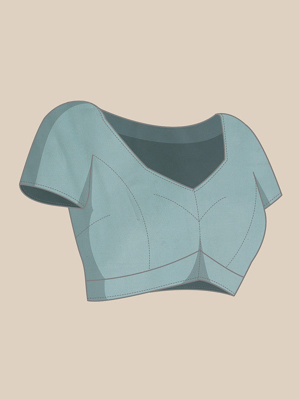 Multicolor Polyester Digital Print Abstract Saree with Unstitched Blouse - Hiral Fashion - Distacart