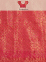 Thumbnail for Yellow Tissue Silk Woven Zari Design Floral Saree with Unstitched Blouse - Hiral Fashion - Distacart