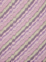 Thumbnail for Lavender Cotton Blend Digital Print Abstract Saree with Unstitched Blouse - Hiral Fashion - Distacart