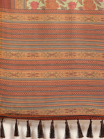 Thumbnail for Green Pure Cotton Printed Floral Saree with Unstitched Blouse - Hiral Fashion - Distacart