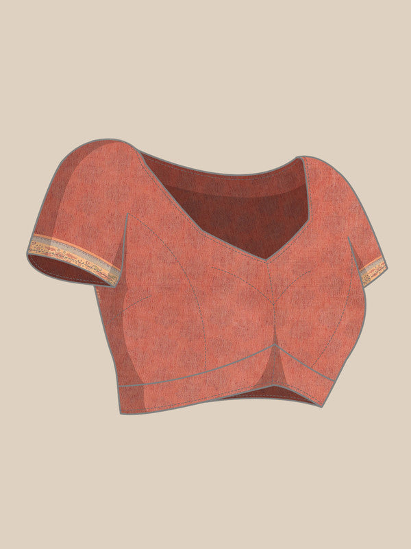 Green Pure Cotton Printed Floral Saree with Unstitched Blouse - Hiral Fashion - Distacart