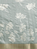 Thumbnail for Gray Silk Blend Digital Print Floral Saree with Unstitched Blouse - Hiral Fashion - Distacart