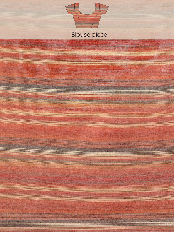 Multicolor Pure Cotton Printed Floral Saree with Unstitched Blouse - Hiral Fashion - Distacart