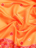 Thumbnail for Mustard Silk Cotton Printed Floral Saree with Unstitched Blouse - Hiral Fashion - Distacart