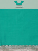 Thumbnail for Yellow Cotton Woven Zari Design Floral Saree with Unstitched Blouse - Hiral Fashion - Distacart