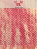 Thumbnail for Black Brocade Zari Woven Floral Saree with Unstitched Blouse - Hiral Fashion - Distacart