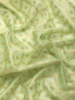 Thumbnail for Green Tissue Silk Woven Zari Design Geomatric Saree with Unstitched Blouse - Hiral Fashion - Distacart
