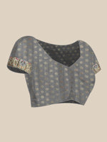 Thumbnail for Pink Tissue Silk Woven Zari Design Geomatric Saree with Unstitched Blouse - Hiral Fashion - Distacart