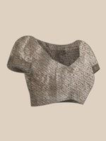 Thumbnail for Turquoise Organza Silk Woven Zari Design Floral Saree with Unstitched Blouse - Hiral Fashion - Distacart