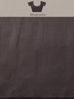 Thumbnail for Brown Polyester Digital Print Floral Saree with Unstitched Blouse - Hiral Fashion - Distacart