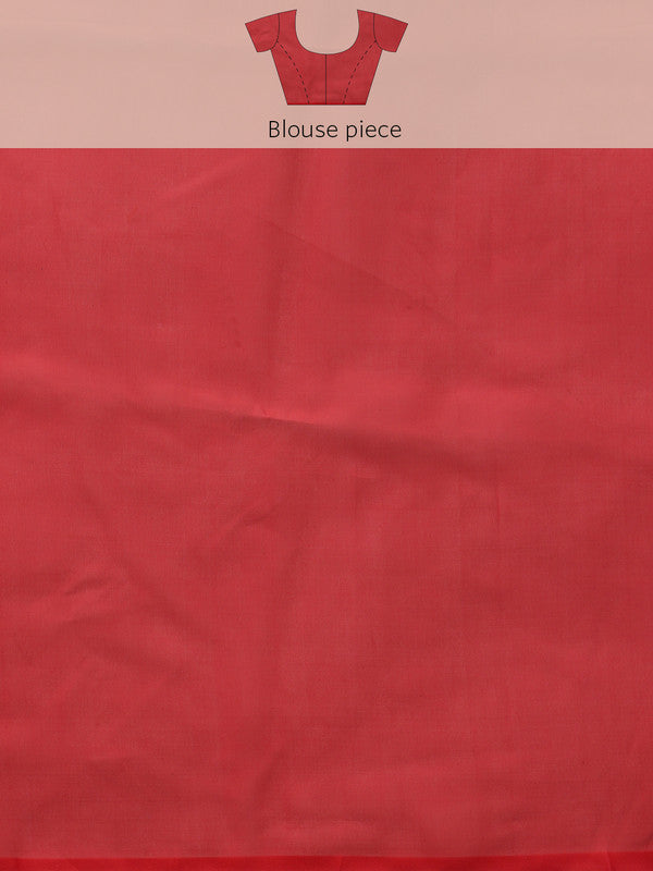 Royal Blue Polyester Digital Print Floral Saree with Unstitched Blouse - Hiral Fashion - Distacart