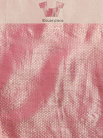 Thumbnail for Navy Blue Silk Blend Woven Zari Design Abstract Saree with Unstitched Blouse - Hiral Fashion - Distacart